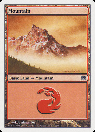 Mountain (346) [Ninth Edition] | Exor Games Bridgewater