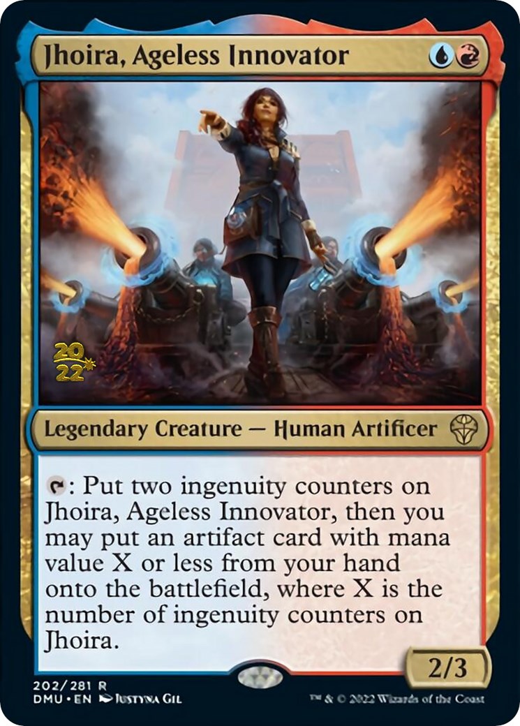 Jhoira, Ageless Innovator [Dominaria United Prerelease Promos] | Exor Games Bridgewater