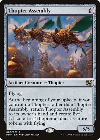 Thopter Assembly [Duel Decks: Elves vs. Inventors] | Exor Games Bridgewater