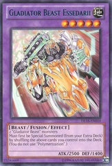 Gladiator Beast Essedarii (Blue) [DL18-EN010] Rare | Exor Games Bridgewater