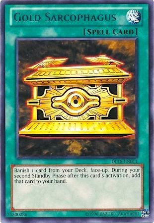 Gold Sarcophagus (Blue) [DL18-EN011] Rare | Exor Games Bridgewater