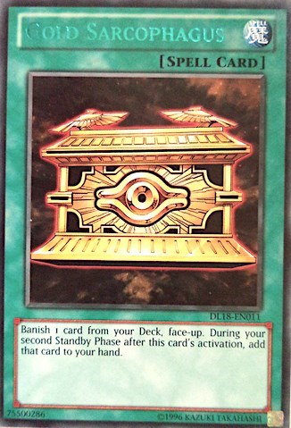 Gold Sarcophagus (Green) [DL18-EN011] Rare | Exor Games Bridgewater