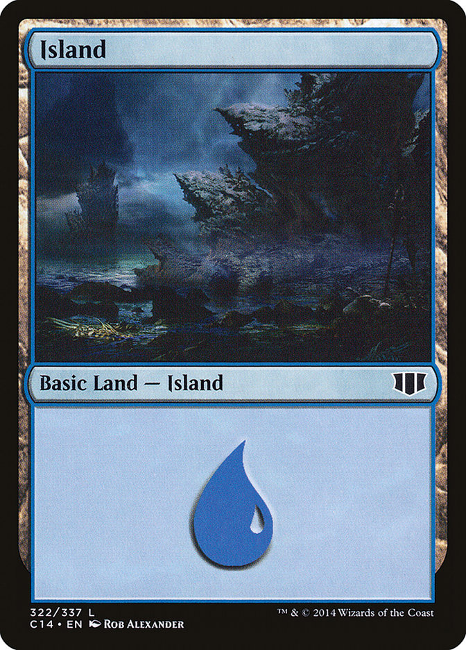 Island (322) [Commander 2014] | Exor Games Bridgewater