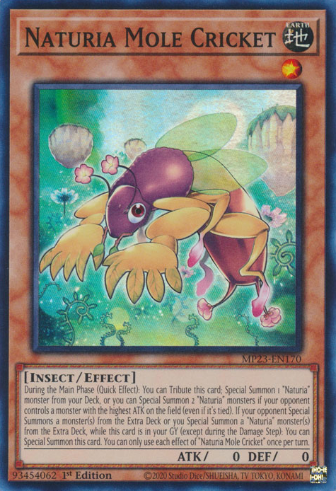 Naturia Mole Cricket [MP23-EN170] Super Rare | Exor Games Bridgewater