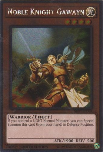 Noble Knight Gawayn [NKRT-EN004] Platinum Rare | Exor Games Bridgewater