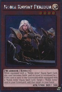 Noble Knight Peredur [NKRT-EN010] Platinum Rare | Exor Games Bridgewater