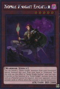 Noble Knight Eachtar [NKRT-EN011] Platinum Rare | Exor Games Bridgewater