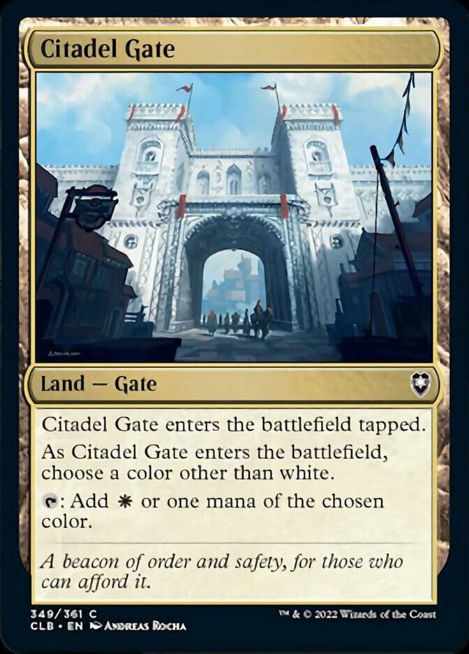 Citadel Gate [Commander Legends: Battle for Baldur's Gate] | Exor Games Bridgewater