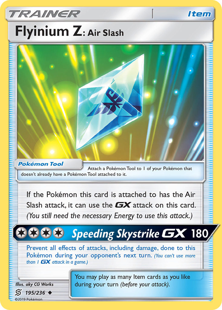 Flyinium Z: Air Slash (195/236) [Sun & Moon: Unified Minds] | Exor Games Bridgewater