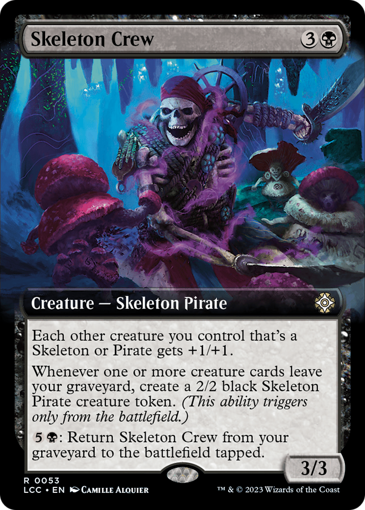 Skeleton Crew (Extended Art) [The Lost Caverns of Ixalan Commander] | Exor Games Bridgewater