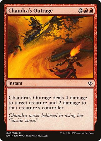 Chandra's Outrage [Archenemy: Nicol Bolas] | Exor Games Bridgewater