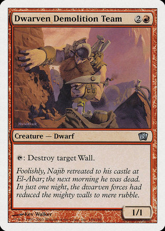 Dwarven Demolition Team [Eighth Edition] | Exor Games Bridgewater