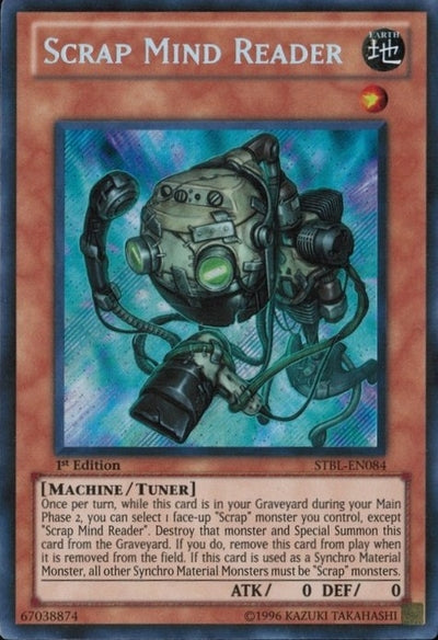 Scrap Mind Reader [STBL-EN084] Secret Rare | Exor Games Bridgewater