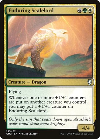 Enduring Scalelord [Commander Anthology Volume II] | Exor Games Bridgewater