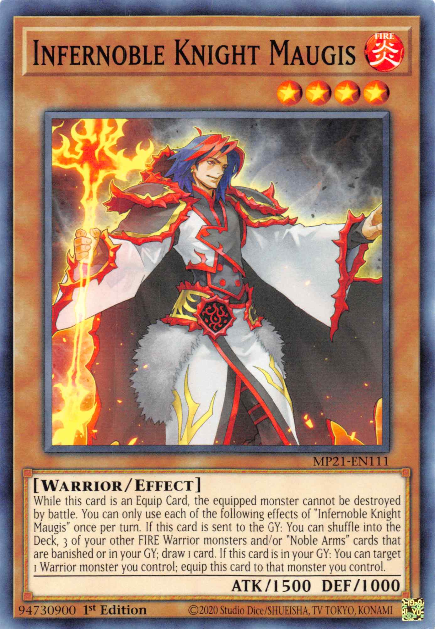 Infernoble Knight Maugis [MP21-EN111] Common | Exor Games Bridgewater