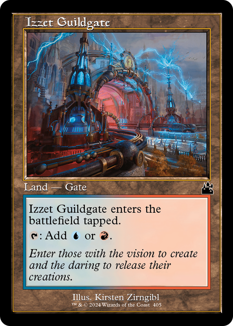 Izzet Guildgate (Retro Frame) [Ravnica Remastered] | Exor Games Bridgewater