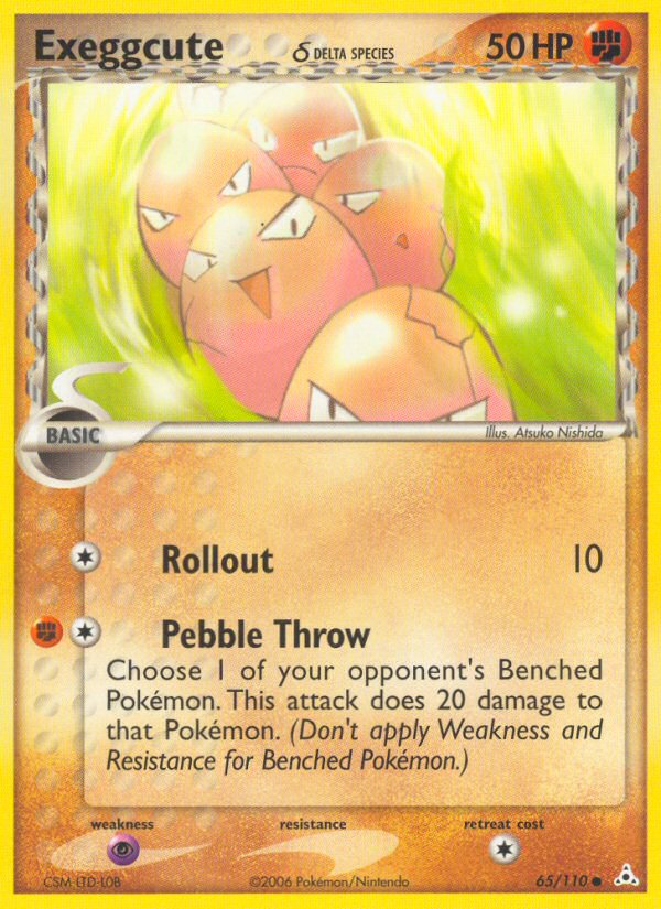 Exeggcute (65/110) (Delta Species) [EX: Holon Phantoms] | Exor Games Bridgewater