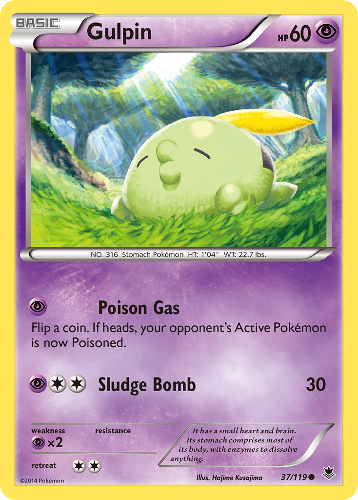 Gulpin (37/119) [XY: Phantom Forces] | Exor Games Bridgewater