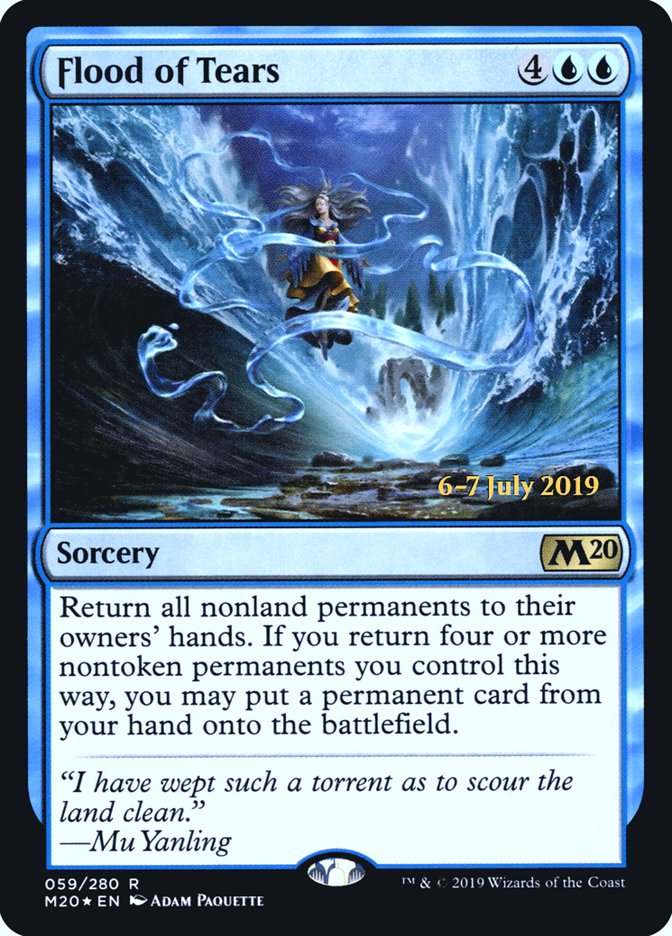 Flood of Tears  [Core Set 2020 Prerelease Promos] | Exor Games Bridgewater