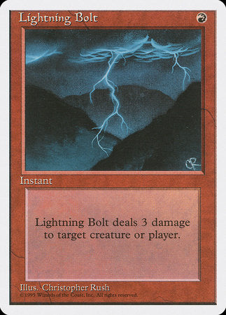 Lightning Bolt [Fourth Edition] | Exor Games Bridgewater