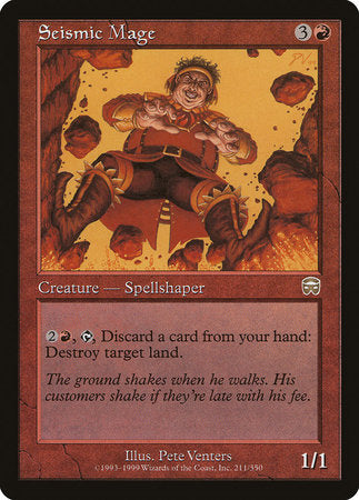 Seismic Mage [Mercadian Masques] | Exor Games Bridgewater