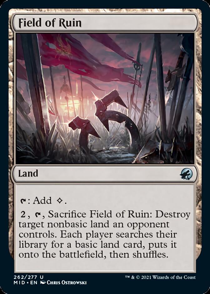 Field of Ruin [Innistrad: Midnight Hunt] | Exor Games Bridgewater