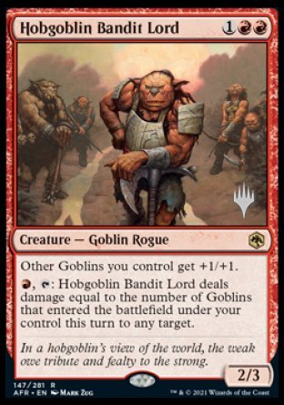 Hobgoblin Bandit Lord (Promo Pack) [Dungeons & Dragons: Adventures in the Forgotten Realms Promos] | Exor Games Bridgewater