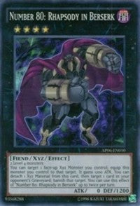 Number 80: Rhapsody in Berserk [AP06-EN010] Super Rare | Exor Games Bridgewater