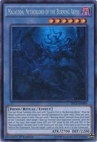 Malacoda, Netherlord of the Burning Abyss [SECE-EN085] Ghost Rare | Exor Games Bridgewater