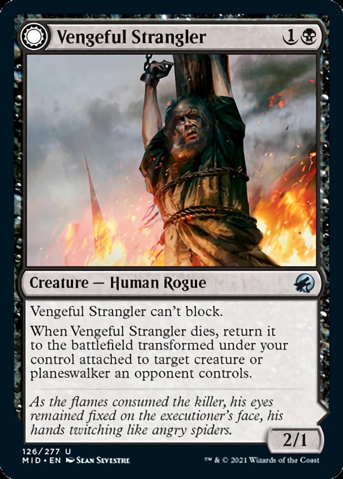 Vengeful Strangler // Strangling Grasp [Innistrad: Midnight Hunt] | Exor Games Bridgewater