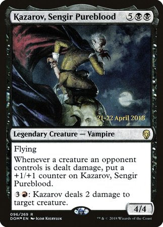 Kazarov, Sengir Pureblood [Dominaria Promos] | Exor Games Bridgewater