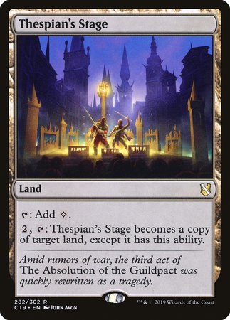 Thespian's Stage [Commander 2019] | Exor Games Bridgewater
