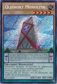 Qliphort Monolith [SECE-EN020] Secret Rare | Exor Games Bridgewater