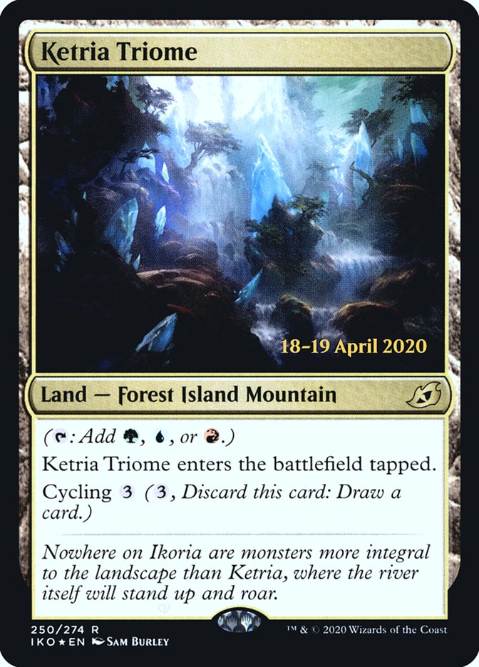 Ketria Triome  [Ikoria: Lair of Behemoths Prerelease Promos] | Exor Games Bridgewater