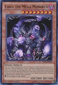 Caius the Mega Monarch [SECE-EN035] Ultra Rare | Exor Games Bridgewater