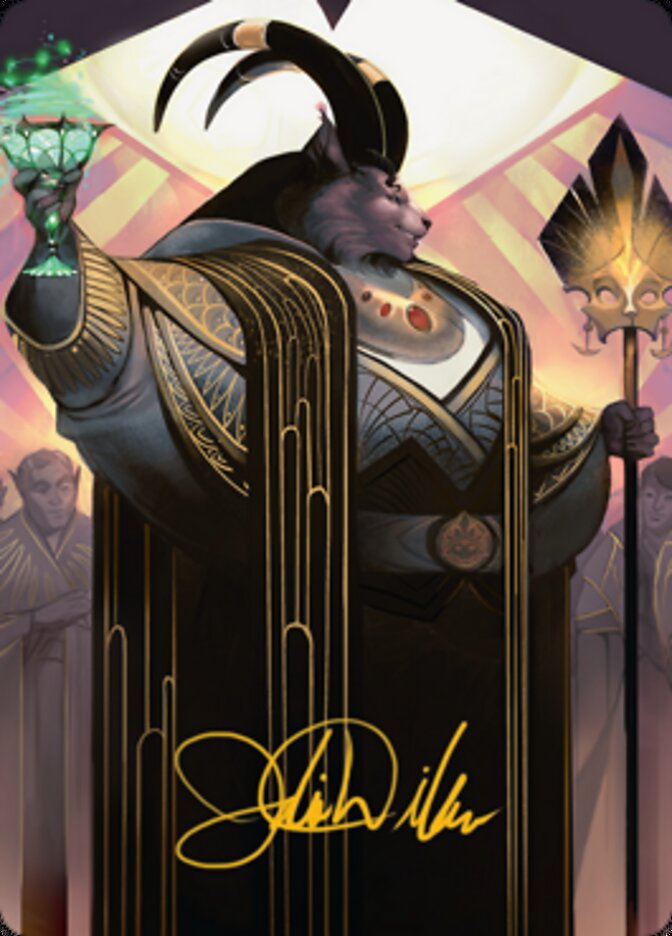 Jetmir, Nexus of Revels 2 Art Card (Gold-Stamped Signature) [Streets of New Capenna Art Series] | Exor Games Bridgewater