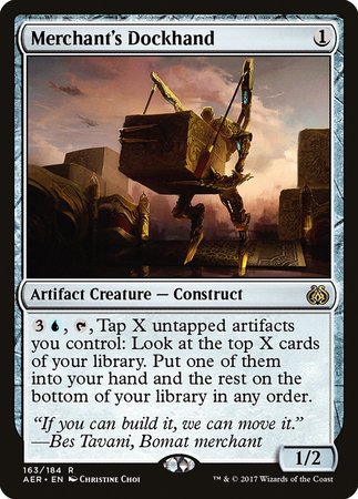 Merchant's Dockhand [Aether Revolt] | Exor Games Bridgewater