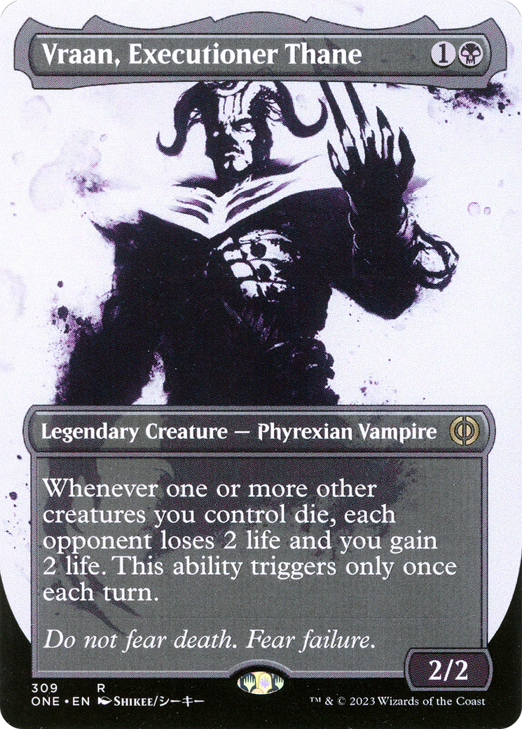 Vraan, Executioner Thane (Borderless Ichor) [Phyrexia: All Will Be One] | Exor Games Bridgewater