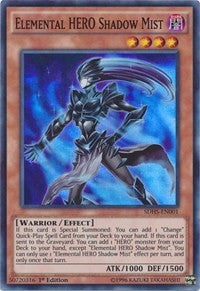 Elemental HERO Shadow Mist [SDHS-EN001] Super Rare | Exor Games Bridgewater