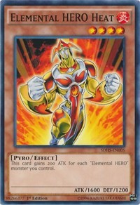 Elemental HERO Heat [SDHS-EN005] Common | Exor Games Bridgewater