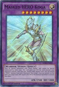 Masked HERO Koga [SDHS-EN042] Super Rare | Exor Games Bridgewater