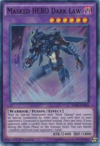 Masked HERO Dark Law [SDHS-EN044] Super Rare | Exor Games Bridgewater