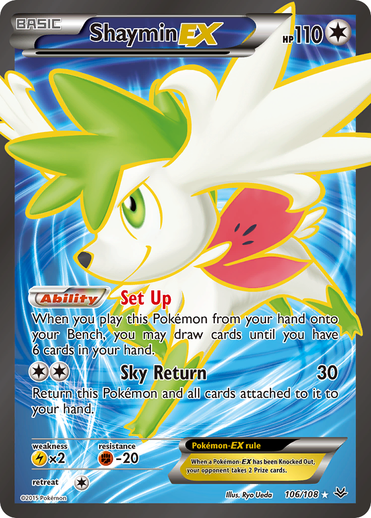 Shaymin EX (106/108) [XY: Roaring Skies] | Exor Games Bridgewater