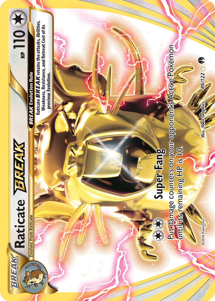 Raticate BREAK (89/122) [XY: BREAKpoint] | Exor Games Bridgewater