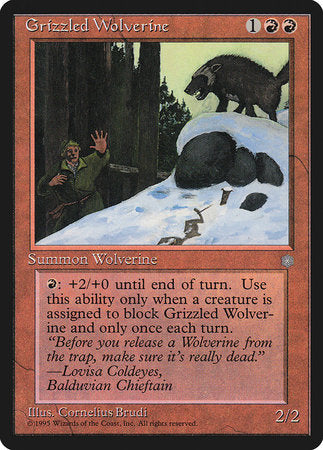 Grizzled Wolverine [Ice Age] | Exor Games Bridgewater