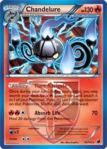 Chandelure (16/116) (Theme Deck Exclusive) [Black & White: Plasma Freeze] | Exor Games Bridgewater