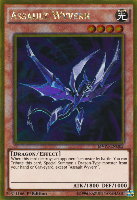 Assault Wyvern [MVP1-ENG03] Gold Rare | Exor Games Bridgewater
