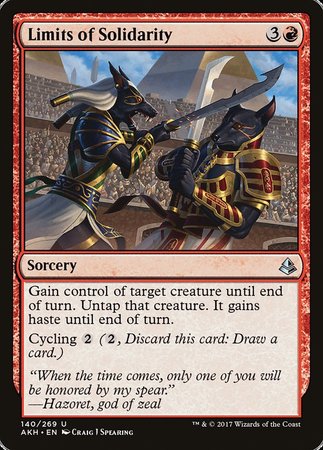 Limits of Solidarity [Amonkhet] | Exor Games Bridgewater