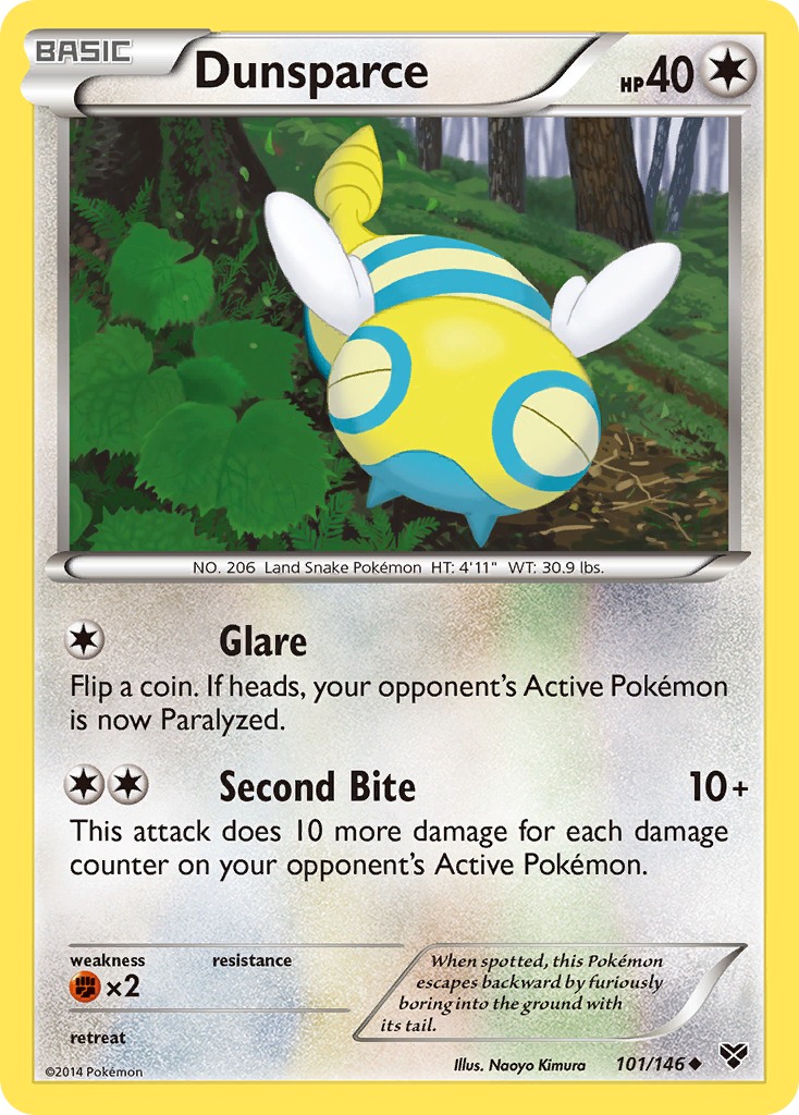 Dunsparce (101/146) [XY: Base Set] | Exor Games Bridgewater