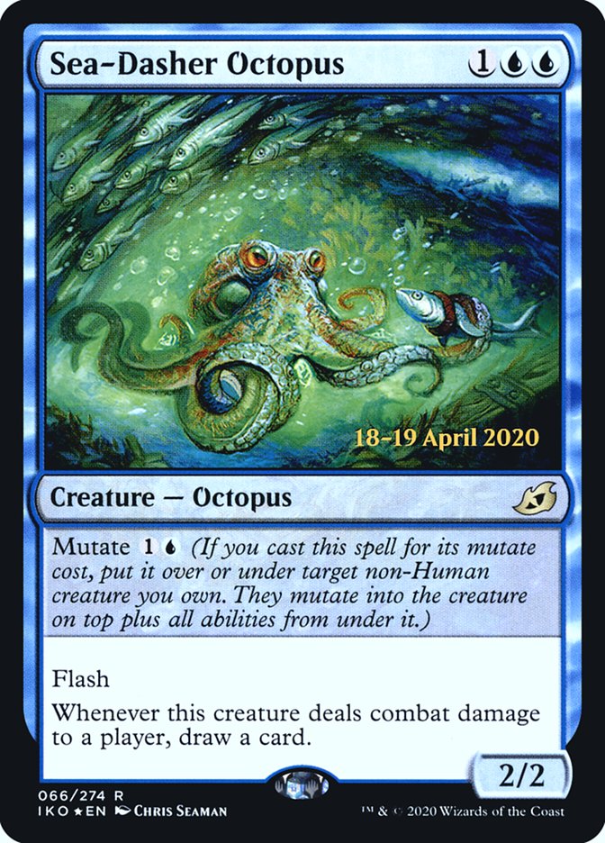 Sea-Dasher Octopus  [Ikoria: Lair of Behemoths Prerelease Promos] | Exor Games Bridgewater